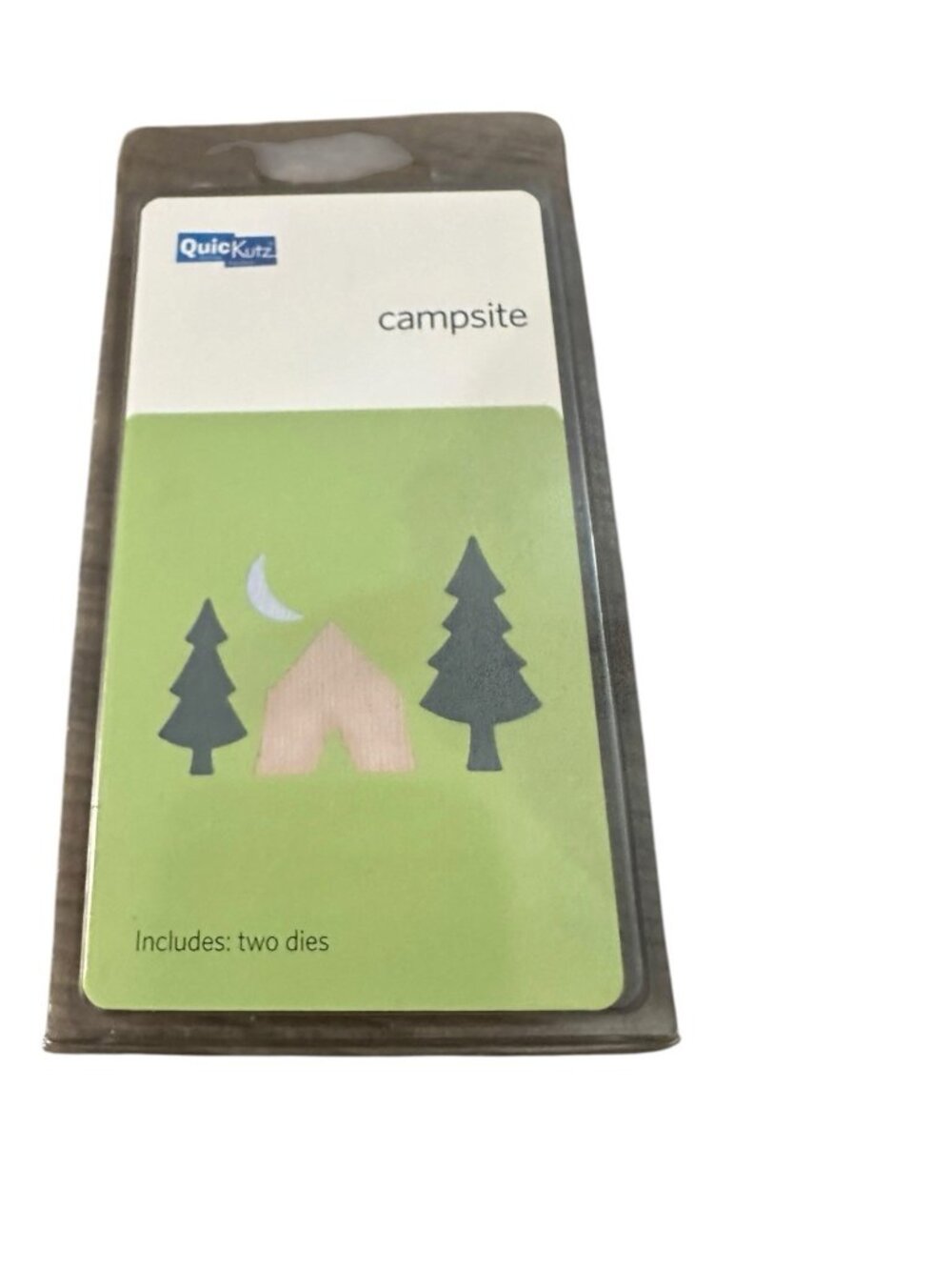 Quickutz 2x2 Cutting Die Set Campsite 2 Dies KS-0691 Paper Crafts Scrapbooking